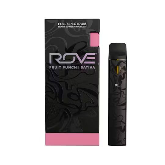 Rove | Ready-To-Use Live Resin Diamond Vaporizer | Fruit Punch | 1.0g